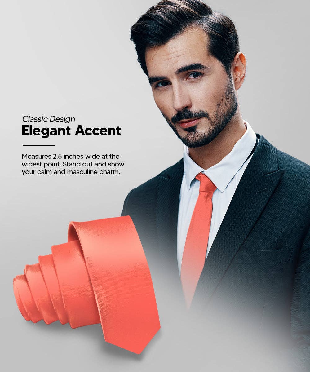 Dubal Brothers - Vente Cravate – homme - Cravate fine unie (4 paquets) par Vittorio Farina54