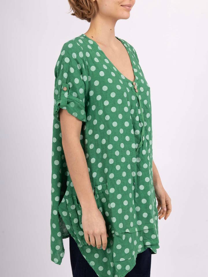 LINEN & COTTON HOUSE - Wholesale Tunic - Women's - UNIQUE WEIGHT 4009 IN 100% LINEN