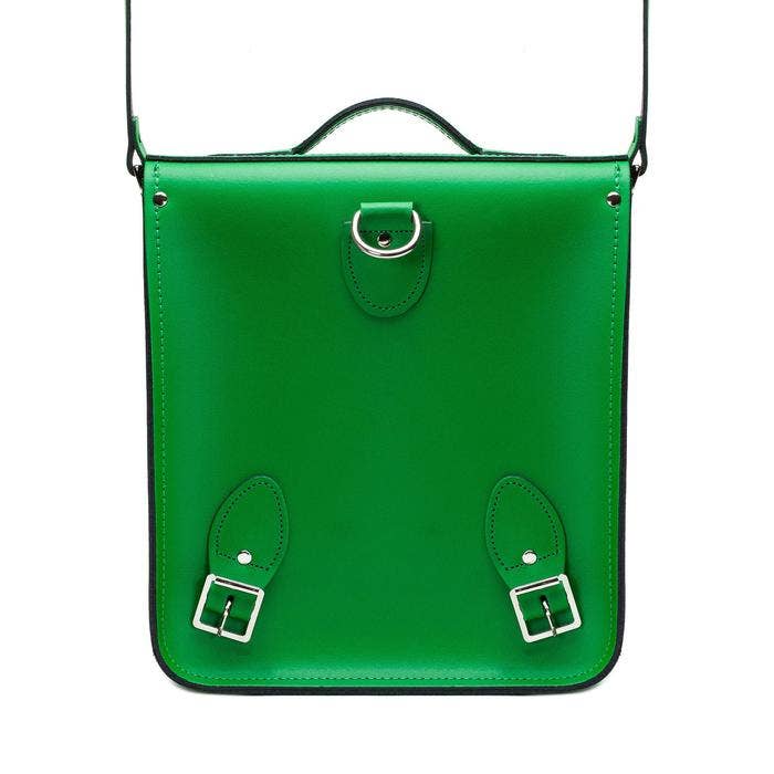 Zatchels - Vente Sac à dos – femme - Sac à dos de ville en cuir fait main - Vert - Petit3