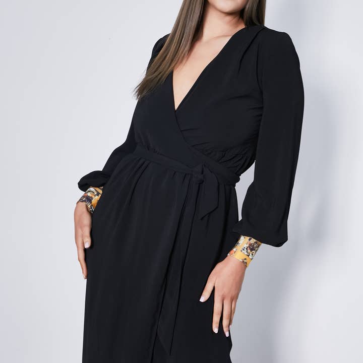 Lilody Maxi Wrap Dress for wholesale by COCOOVE