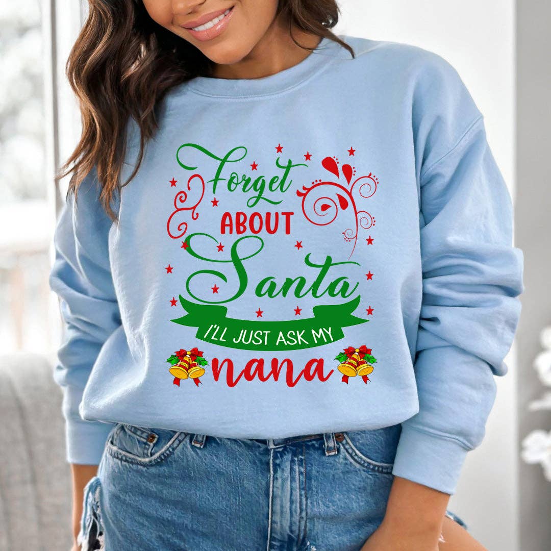 LA Shirt Company - Wholesale Graphic Sweatshirt - Women's - Forget About Santa - Sweatshirt & Hoodie1