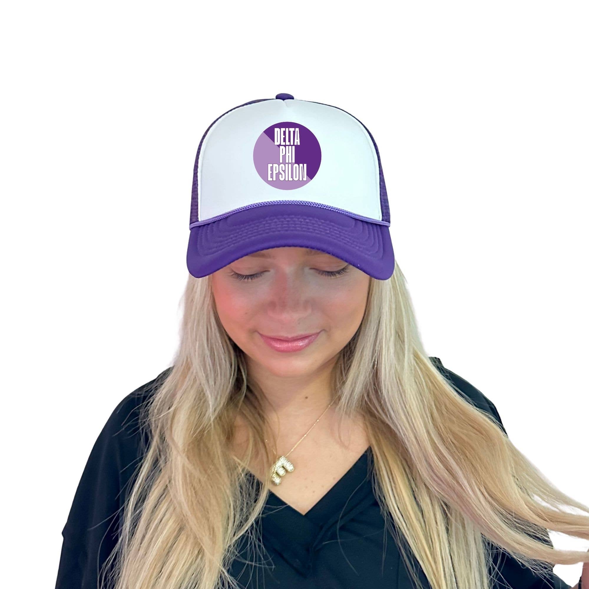 Sarahndipity Shop - Wholesale Trucker Hat - Women's - Sorority 2-Tone Trucker Hat - Choose your Design/Pattern17