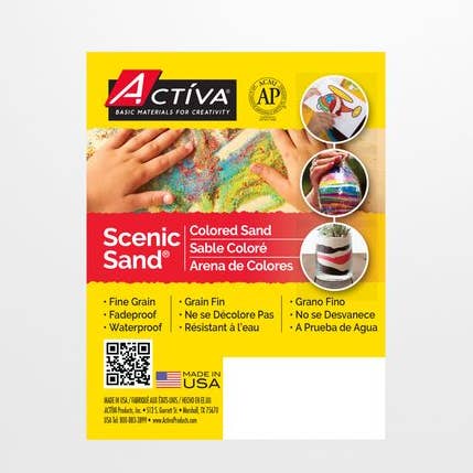 Décor Sand™ Decorative Colored Sand 25 lb Bulk Box for wholesale by ACTÍVA Products, Inc.