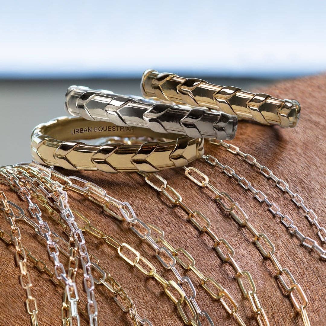 URBAN-EQUESTRIAN - Vendita all'ingrosso Bracciale a polsino - Bracciale Lexington con dettagli intrecciati1