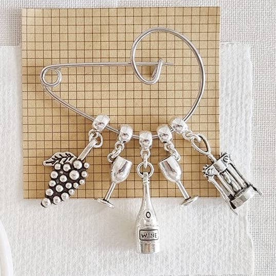 Broche Wine Lover para venta al por mayor de Zamsoe