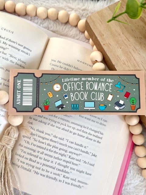 Office and Reading Ticket Bookmarks for wholesale by Briar layne