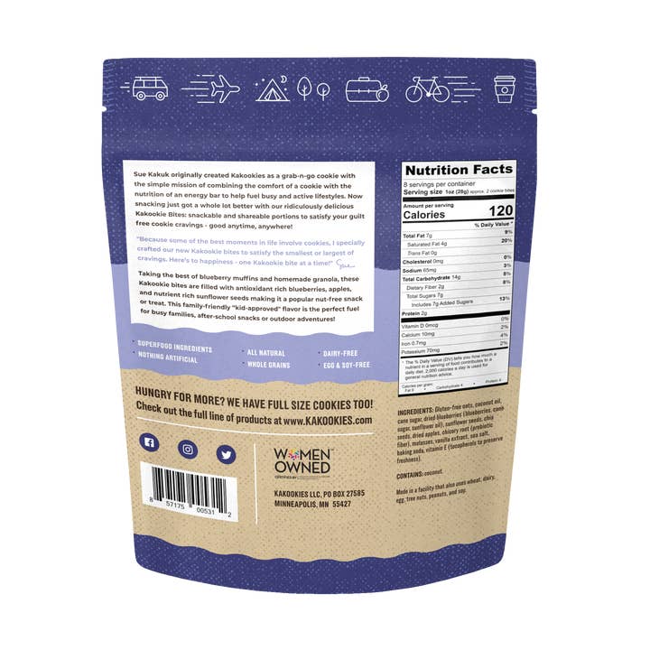 KAKOOKIES - Wholesale Cookie - Blueberry Kakookie Bites2