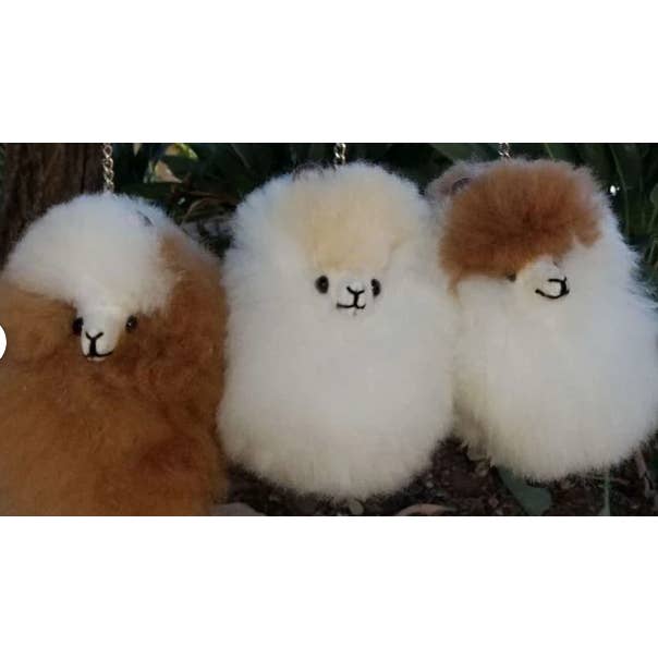 MODA LATINA - Wholesale Keychain - Unisex - Alpaca Fur Keychain | Genuine Alpaca Fur | Handmade Stuffed 1