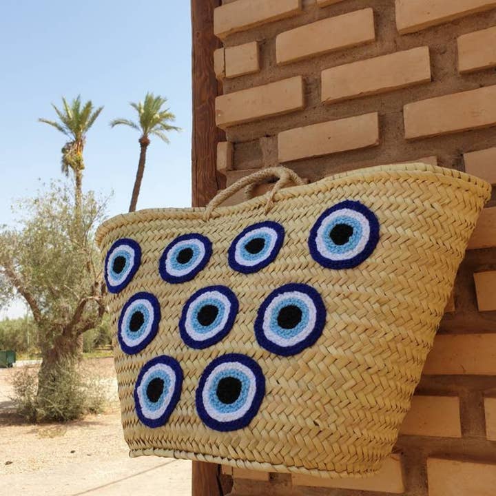 French basket bag, Natural Bag, Beach Bag, Handmade Bag for wholesale by craftberber