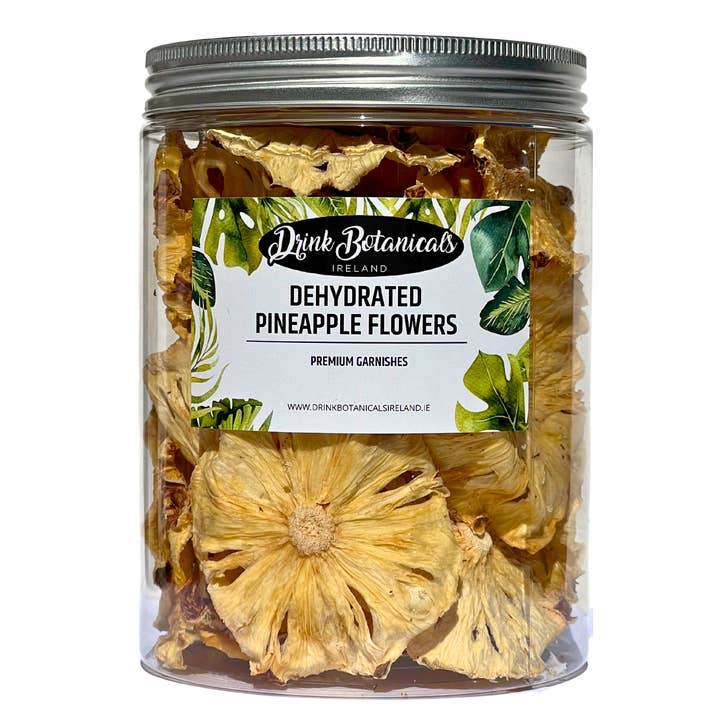 Drink Botanicals Ireland - Wholesale Dried/Dehydrated Fruit - Dried Pineapple Flower Slices2