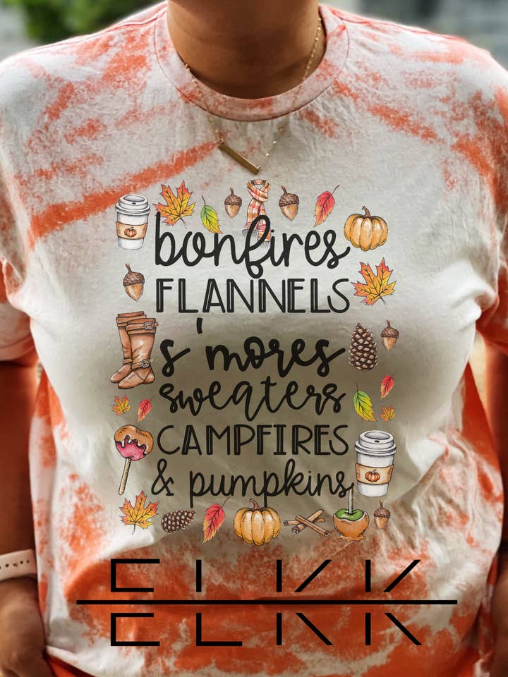 Bonfires and Flannels for wholesale by Elkk Designs