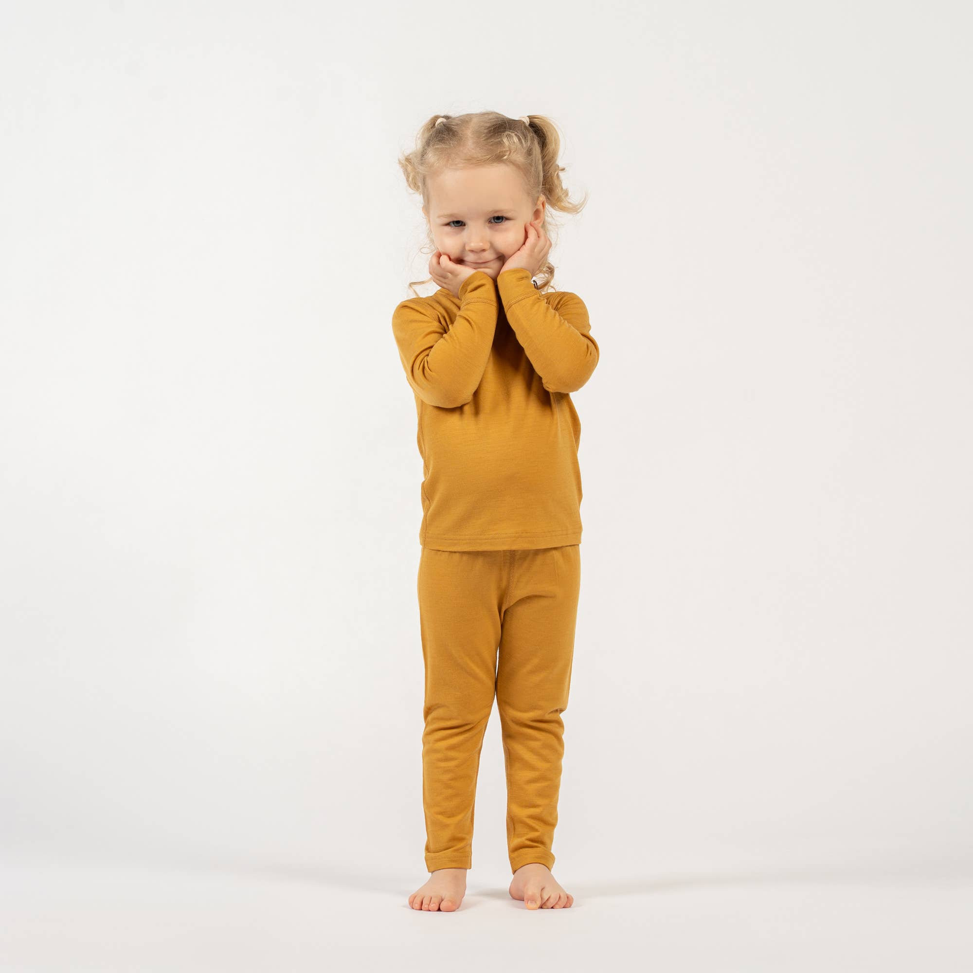 menique - Wholesale Pants - Kids - Thermal Base Layer Kids' Merino Wool Pants Dark Green16