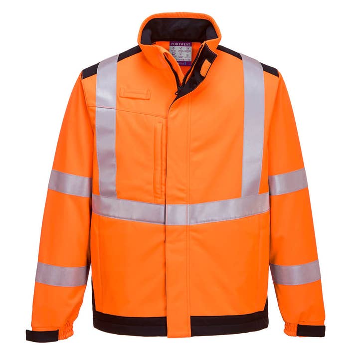 Modaflame Softshell Hi-Vis Multi-Norm FR Jacket for wholesale by Atomic Workwear