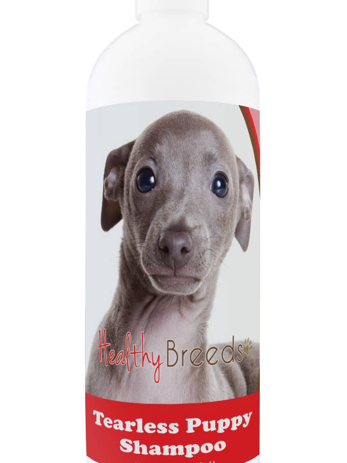Italian Greyhound Tearless Puppy Dog Shampoo 16 oz for wholesale by Healthy Breeds