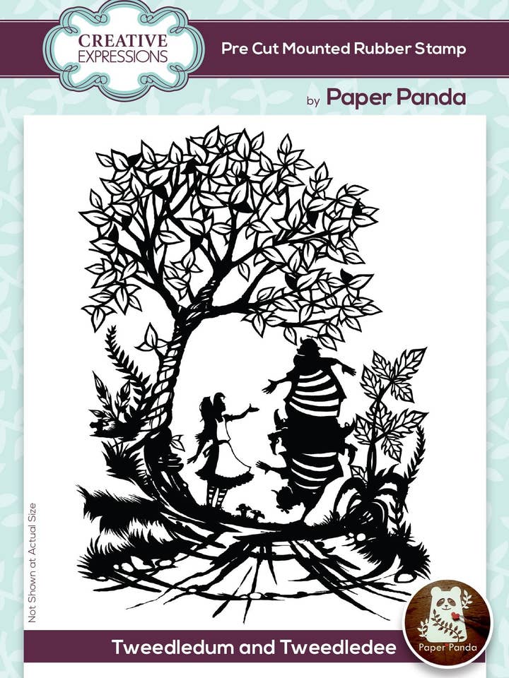 Kreativa uttryck Papper Panda Tweedledum och Twee för wholesale av Ecstasy Crafts Distributing