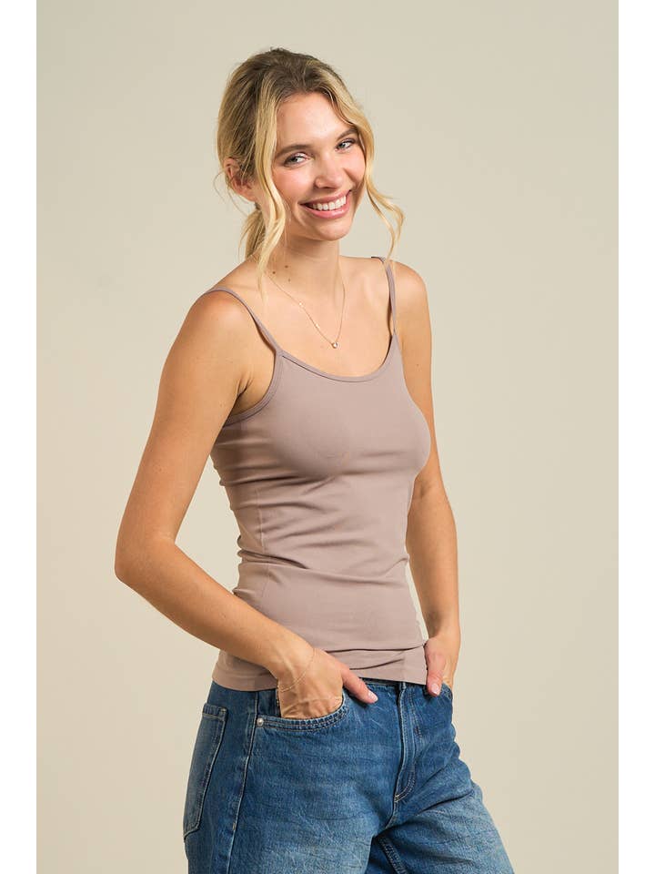 ANWND - Wholesale Tank Top - Women's - S55523-Essential Spaghetti Strap Cami14