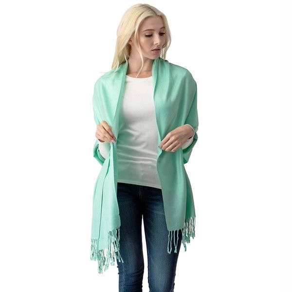 TAPA fashion – wholesale Wrap – Women's – Plain Pashmina PP1028B. (12PC)36