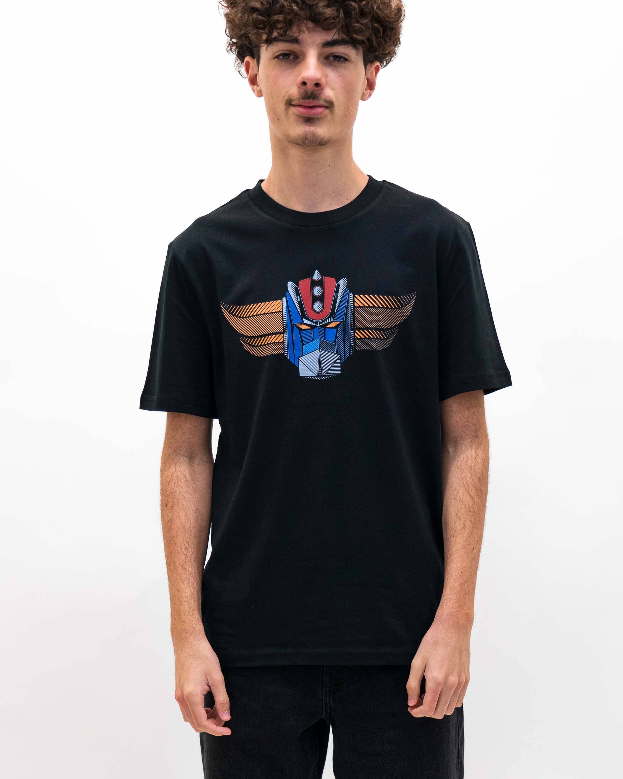 Grafitee – Engroshandel T-shirt med print - Herre – Goldorak RVB T-shirt til mænd med robottryk2