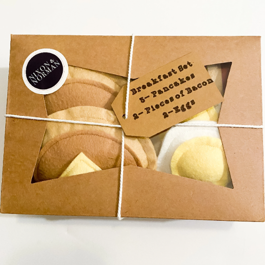 Nixon & Norman - Wholesale Toy Set - Kids - Felt Breakfast Set1