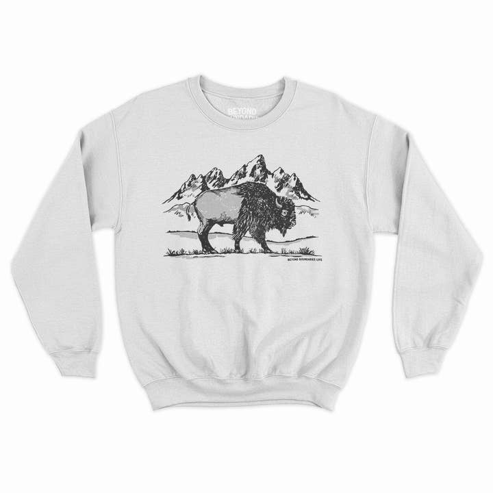 Teton Bison Sweatshirt for wholesale by Beyond Boundaries Life