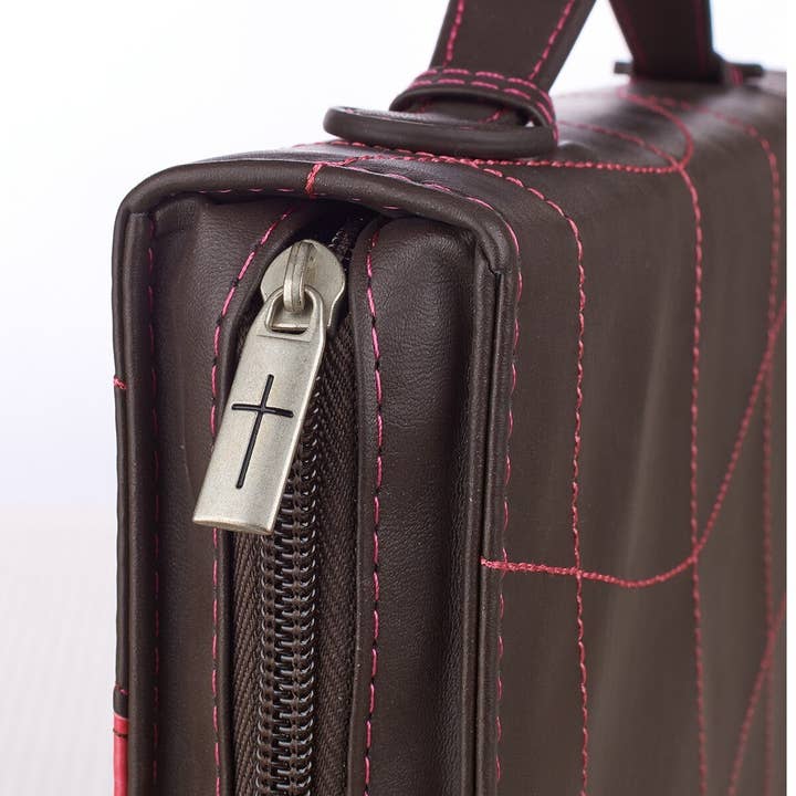 Christian Art Gifts - Wholesale Bible Cover - Forro, 1 Corintios 13:4-8, Rosado3