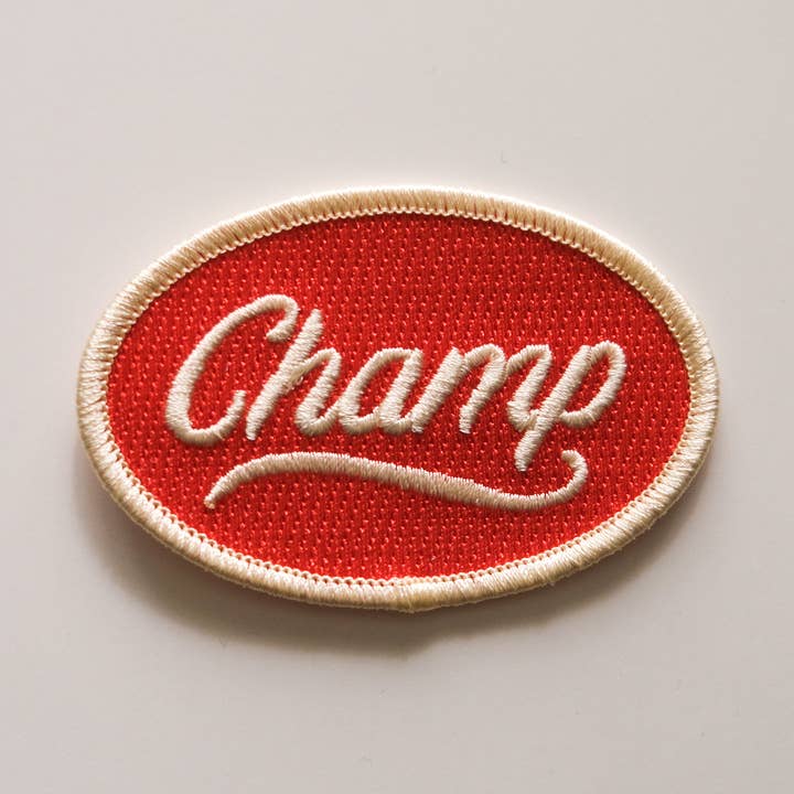 Molly Illustration - Wholesale Patch - Champ Vintage Style Embroidered Iron On Patch0