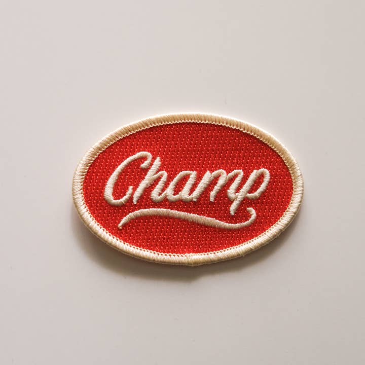 Molly Illustration - Wholesale Patch - Champ Vintage Style Embroidered Iron On Patch