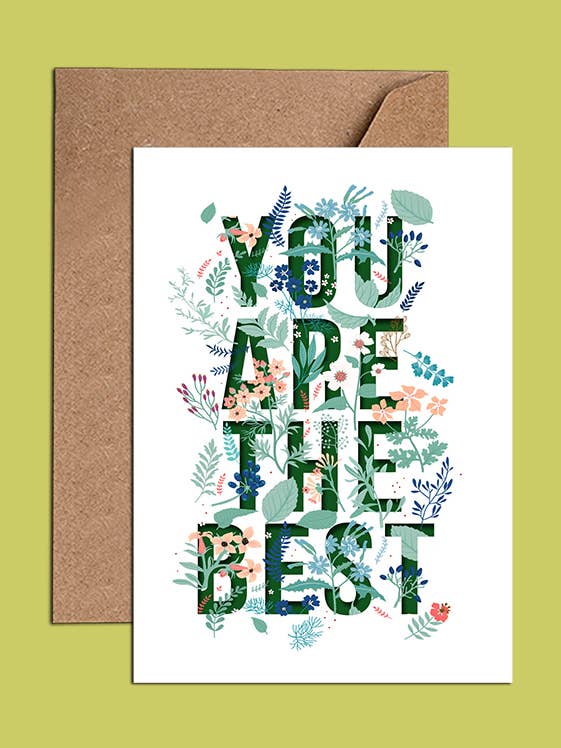 Você é o melhor - cartão motivacional — WAC18531 por atacado de We Act Company