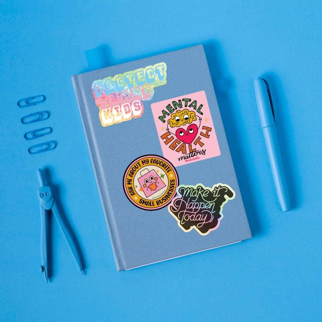 NatterDoodle – Adesivo por atacado – Pergunte-me sobre o meu autocolante impermeável favorito para pequenas empresas1