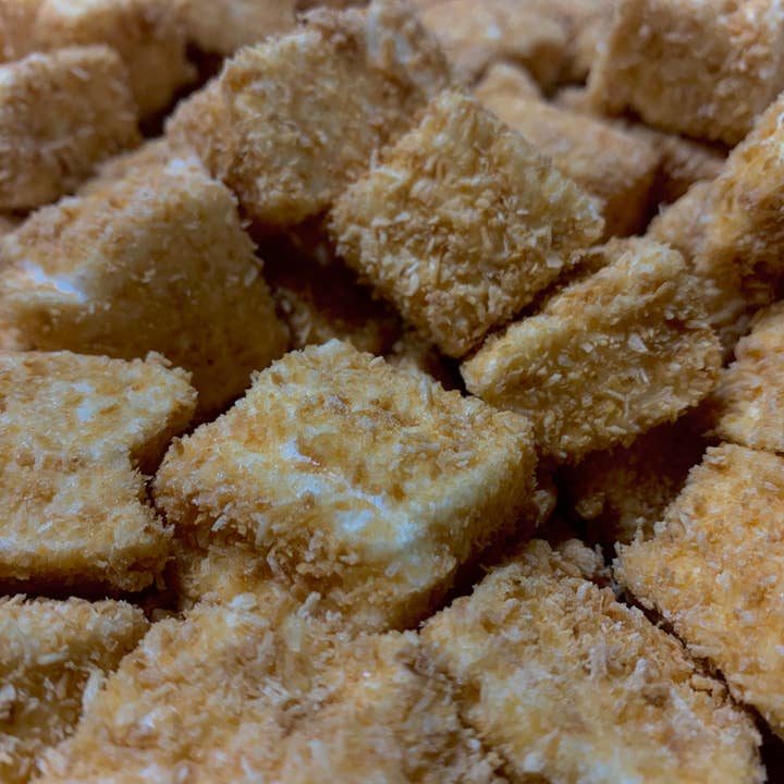 O'Shea's Candies Sweet Shop - Wholesale Marshmallow - Old Fashioned Marshmallow Squares w/ Toasted Coconut 12PK3