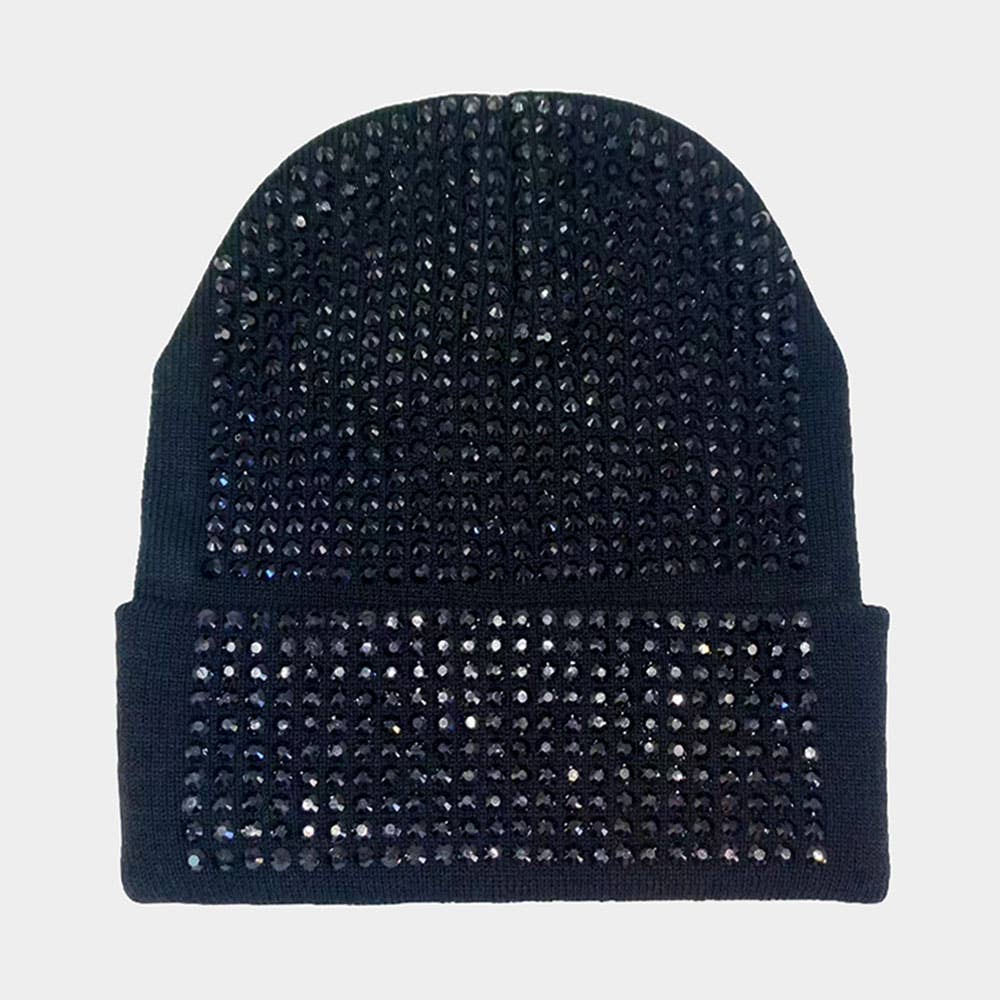 Sensibling Corp. - Venta al por mayor Gorro de lana - Mujer - Gorro de punto liso con tachuelas9