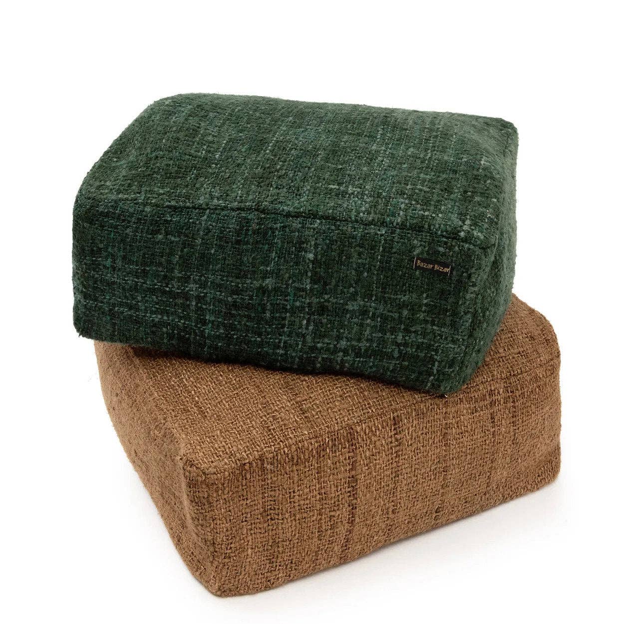 Bazar Bizar Living - Wholesale Pouf - The Oh My Gee Pouffe - Forest Green4