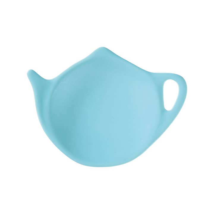 Supreme Housewares - Vente Passoires à thé/infuseurs - Porte-sachets de thé en mélamine turquoise, 4 pièces1
