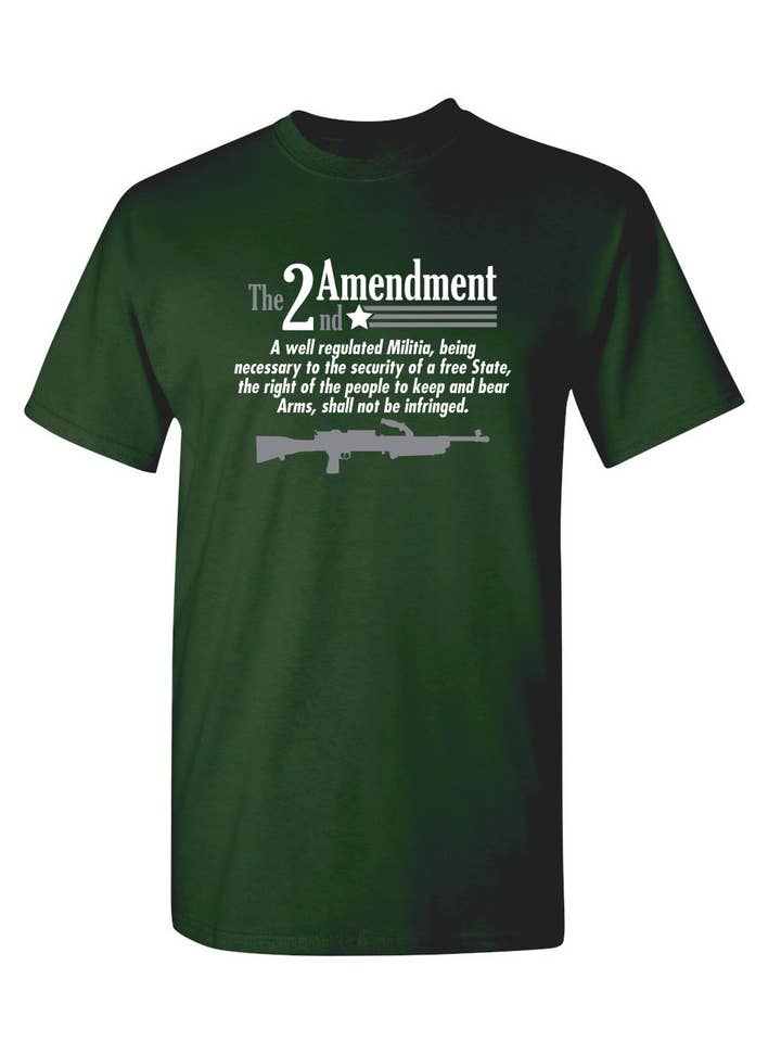 Feelin Good Tees - Wholesale Screen Printed T-Shirt - Unisex - The 2nd Amendment A Well Regulated3