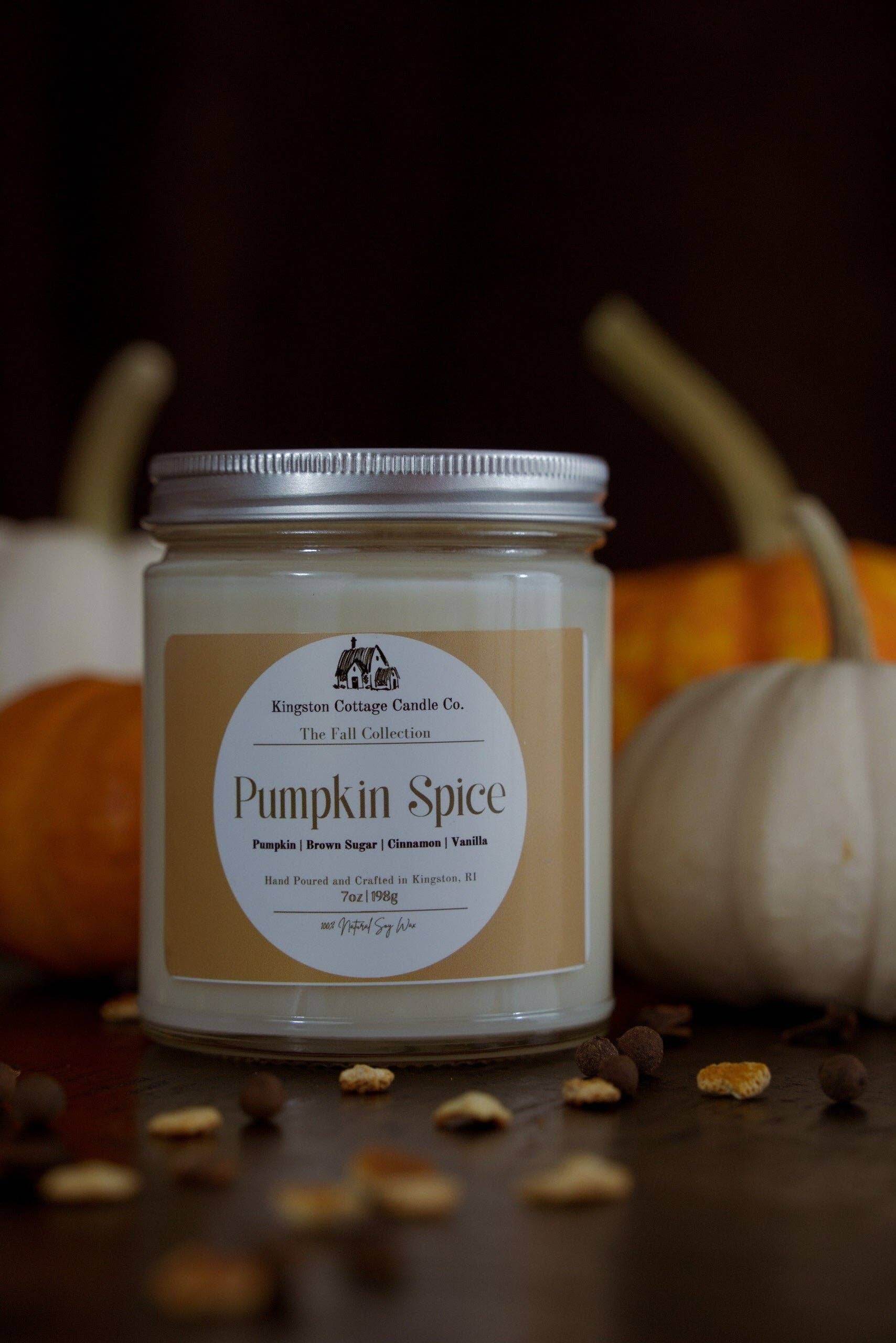 Kingston Cottage Candle Co. - Wholesale Jar/Filled Candle - Pumpkin Spice Candle2