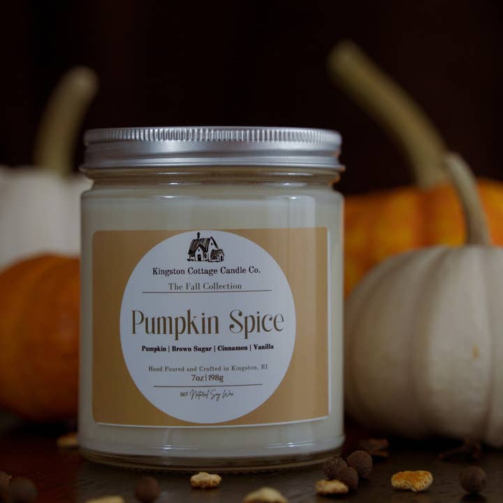 Kingston Cottage Candle Co. - Wholesale Jar/Filled Candle - Pumpkin Spice Candle2