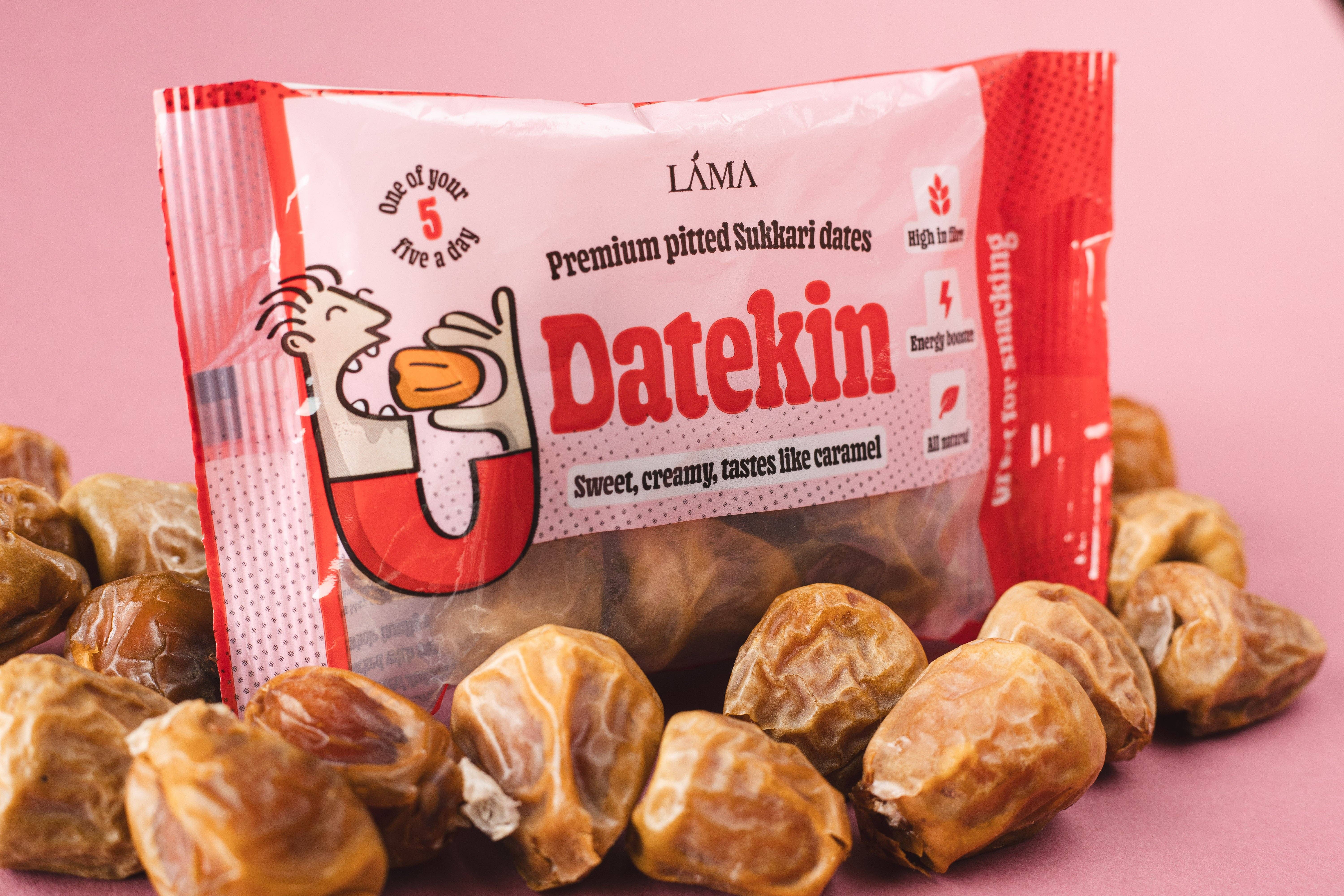 Lama Trading Company LTD – wholesale Dried/dehydrated fruit – Datekin Premium Pitted Sukkari Dates (12x60g Pack)4