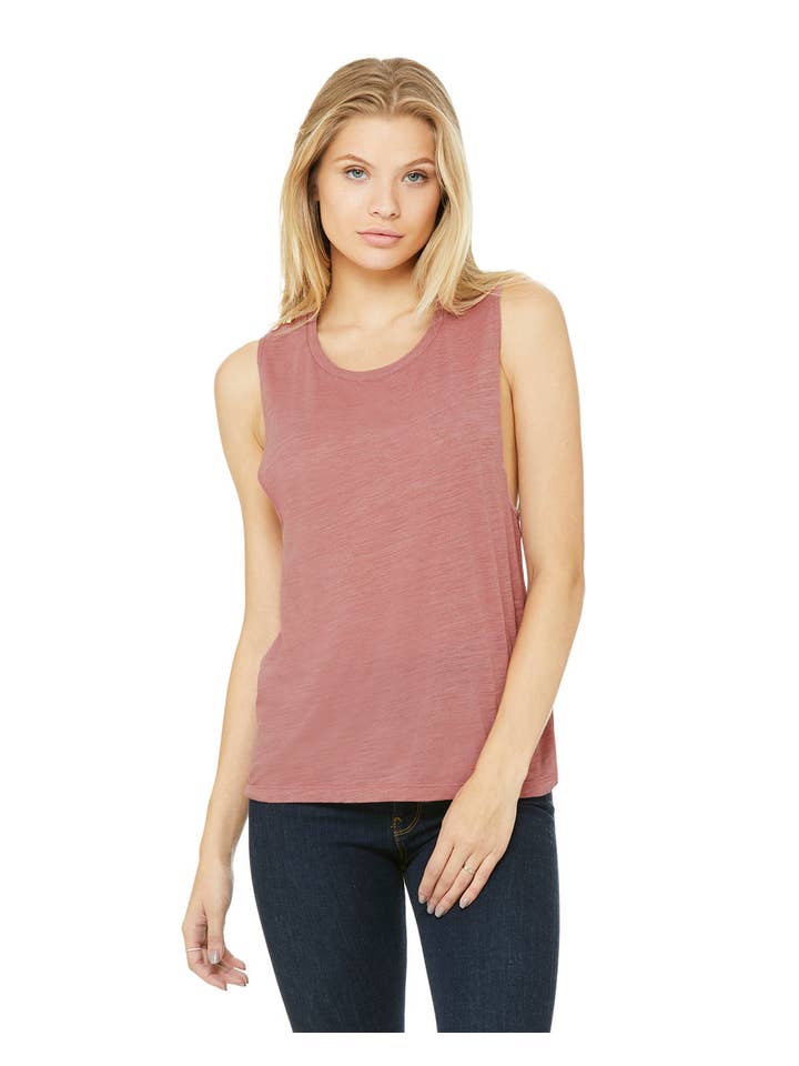 Total Apparel - Wholesale Tank Top - Women's - Bella Canvas Ladies' Flowy Scoop Muscle Tank | B880335