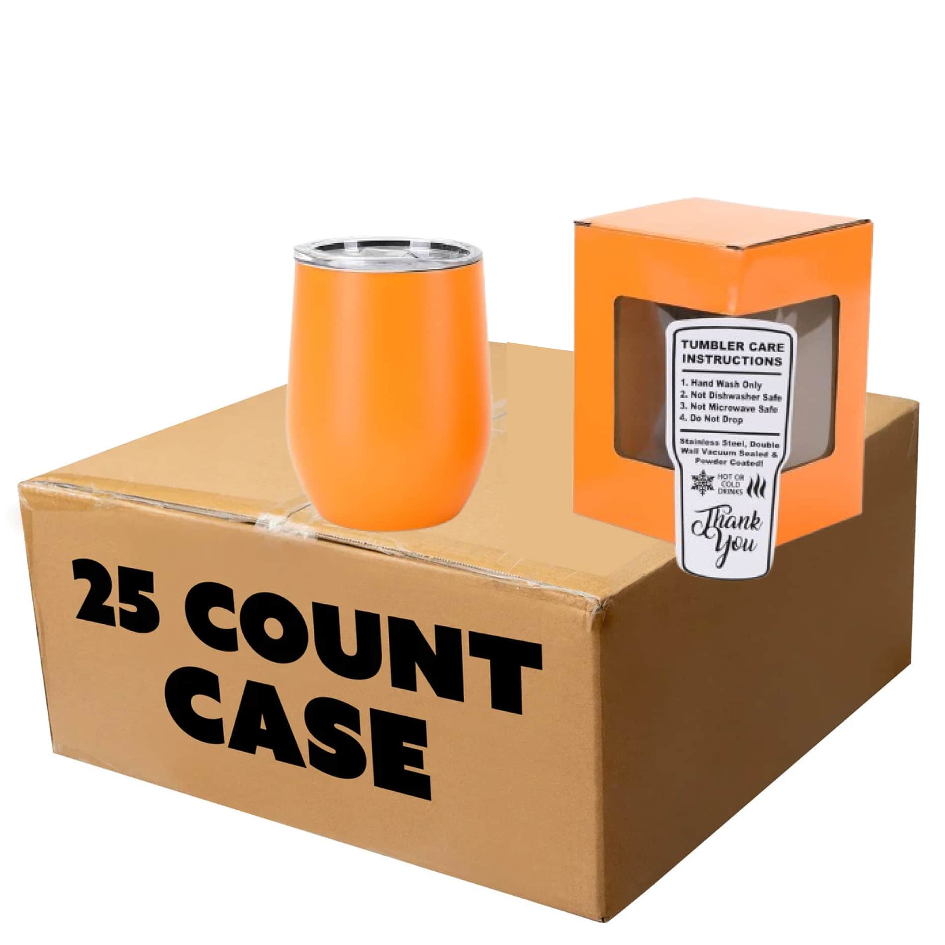 MakerFlo - Wholesale Wine Glass - Makerflo 12 oz Powder Coated Wine Tumbler - Laser Engraving15