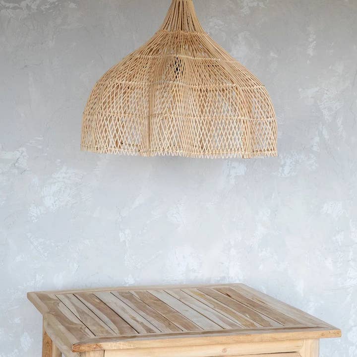 Bazar Bizar Living – Großhandel Kronleuchter/Hängeleuchte – Der gepeitschte Anhänger - Natur - M4