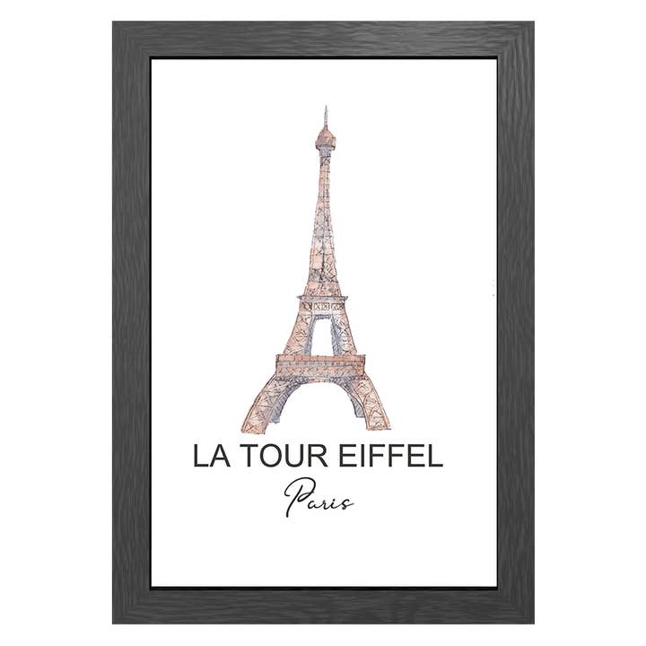 A3 Frame Tour Eiffel Paris for wholesale by JOYIN