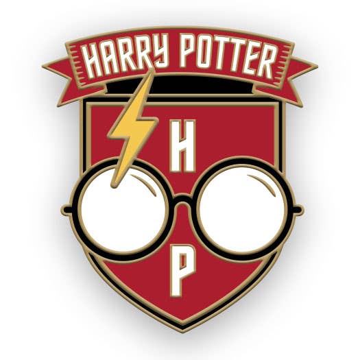 Paper House Productions – Großhandel Anstecker/Button – Harry Potter - Brille & Blitz Emaille Pin1
