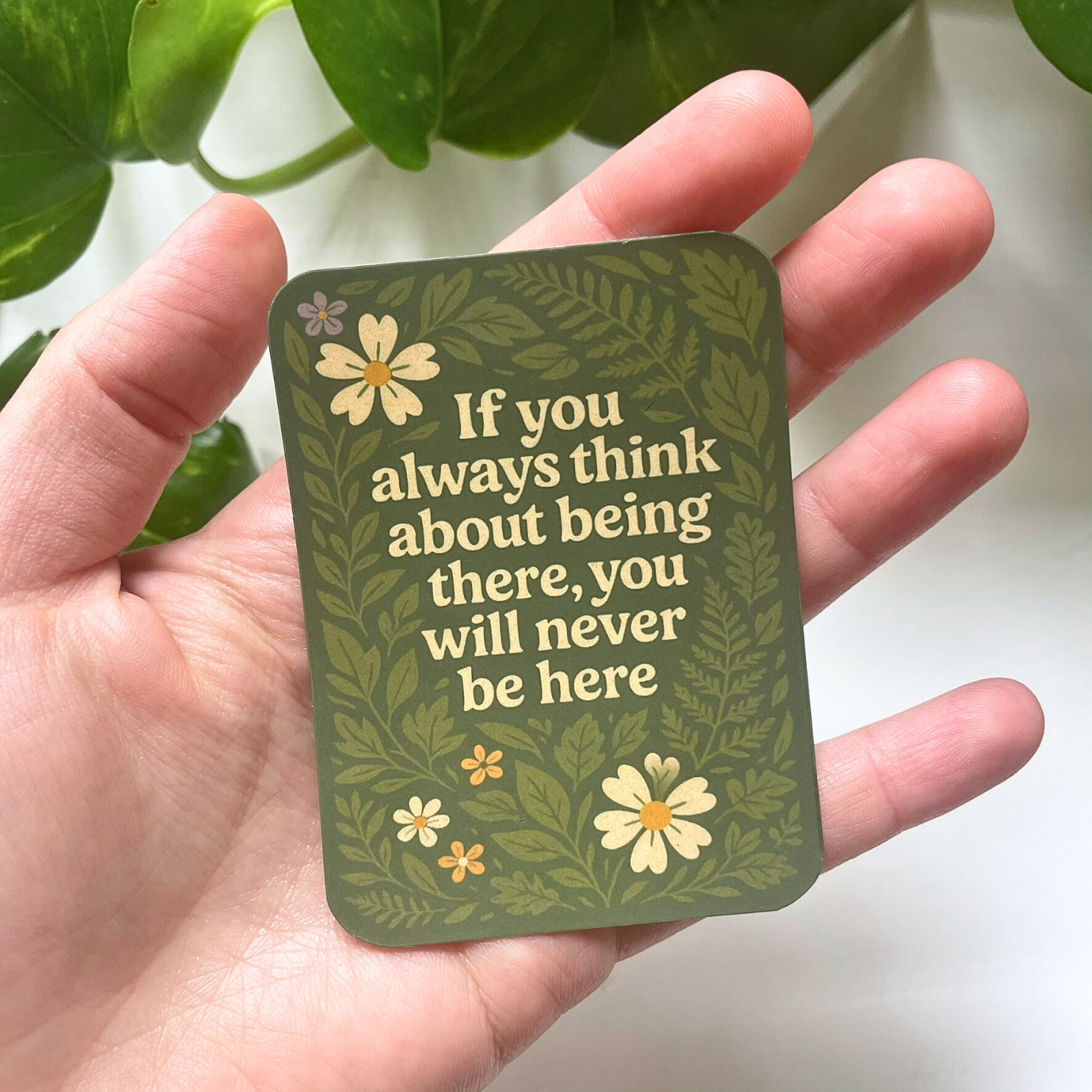 Mindful over Mind Full - Wholesale Sticker - Mindfulness Sticker | Mental Health | Boho Reminder Sticker2