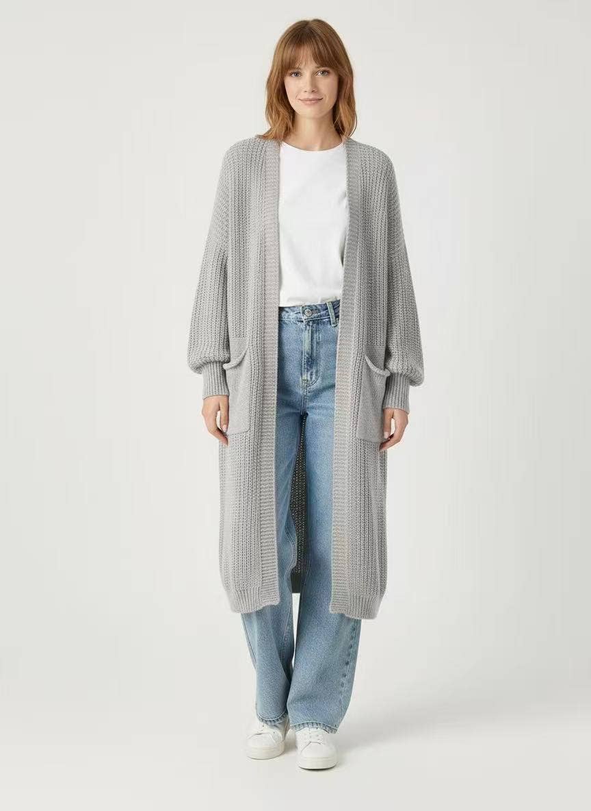 AMELÉ – wholesale Cardigan – Women’s – Long knit cardigan1