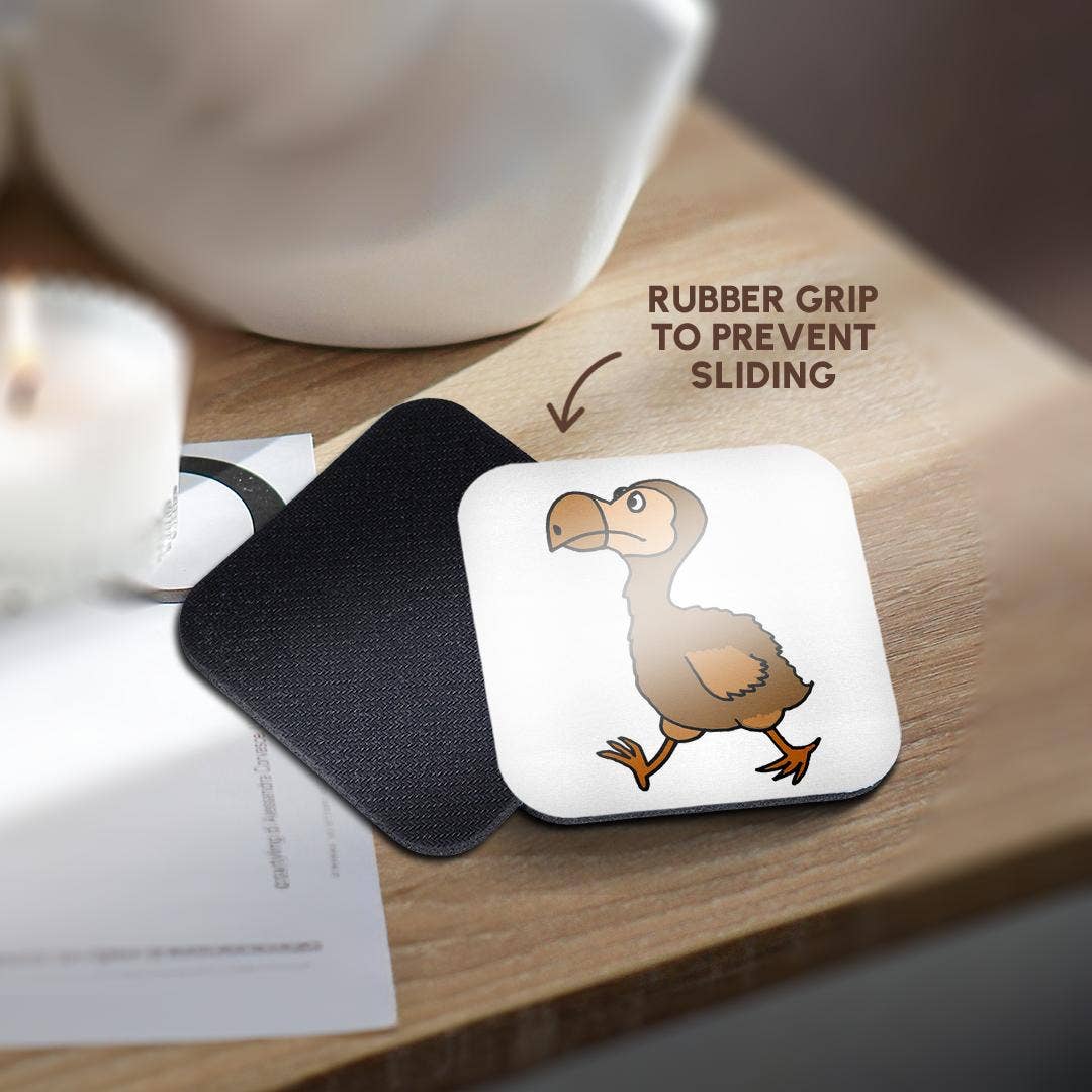 3dRose - Wholesale Coasters - 3dRose, Funny Dodo Bird Cartoon, Coaster10
