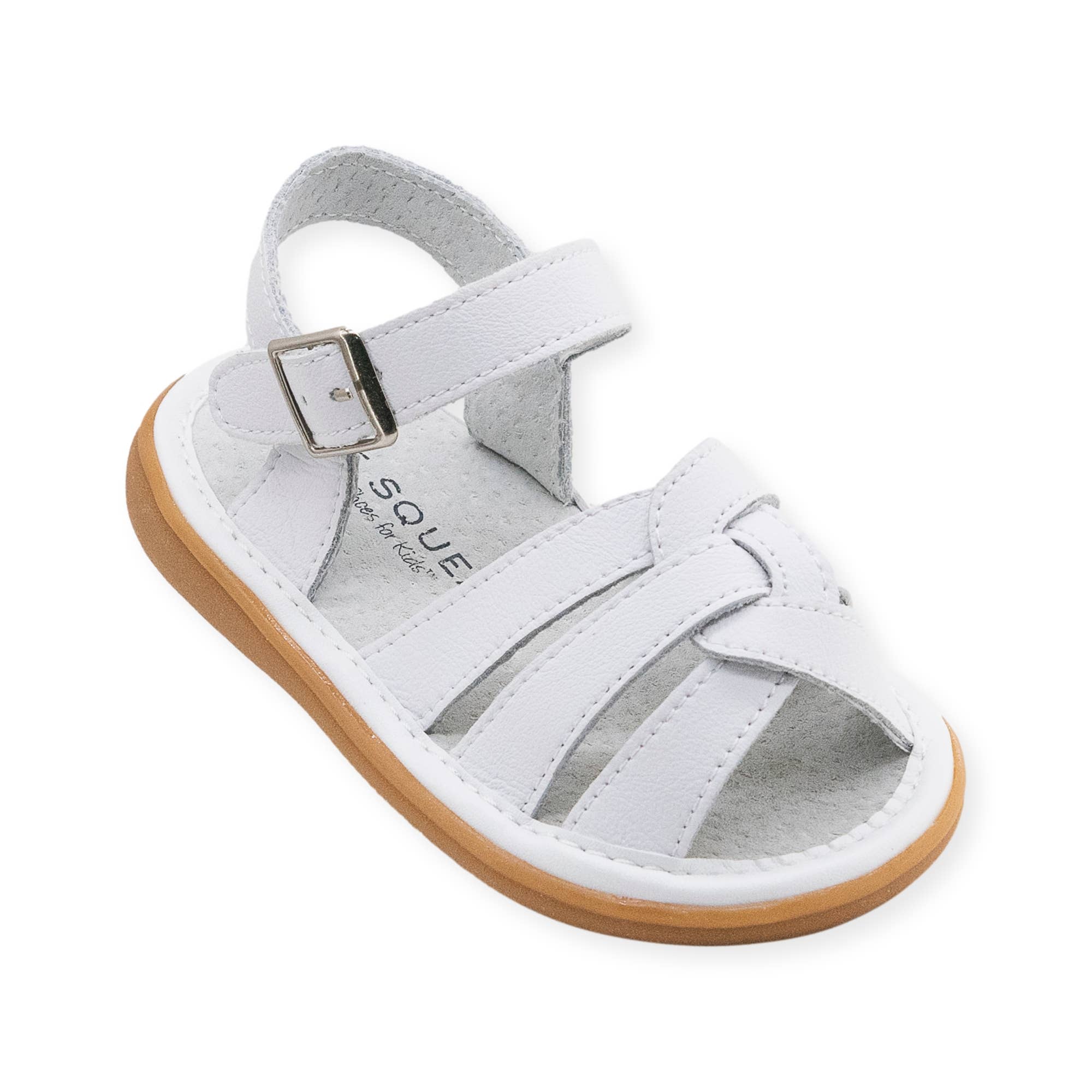 Wee Squeak Shoes - Wholesale Sandals - Kids - Emma White Sandal