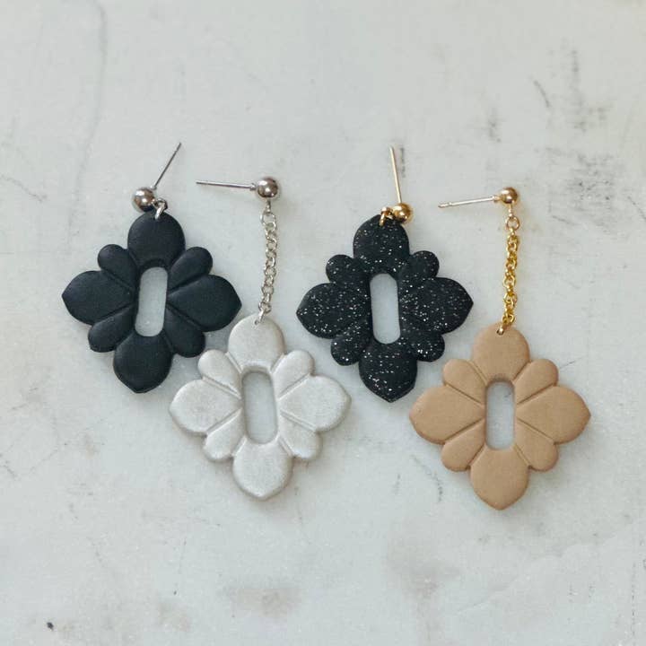 Clara - boucles d'oreilles en pâte polymère pour la vente par Simply C's