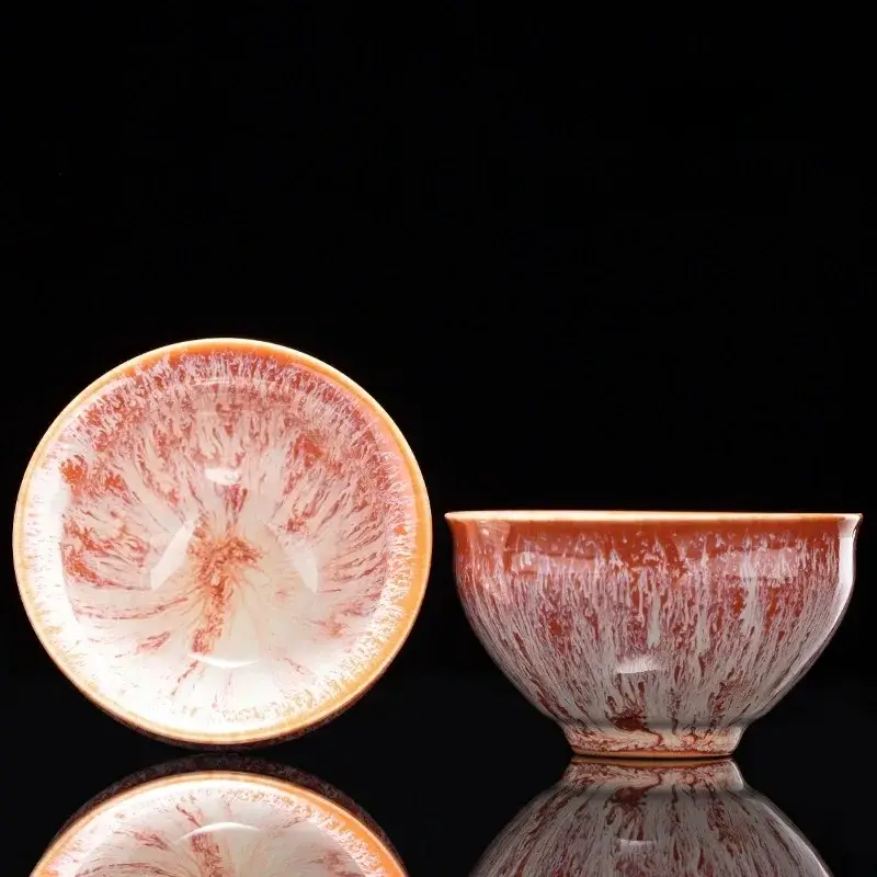 Otterware – wholesale Coffee/tea cup – Handmade Artisanal Tenmoku Glaze Tasting Cup (Single)21