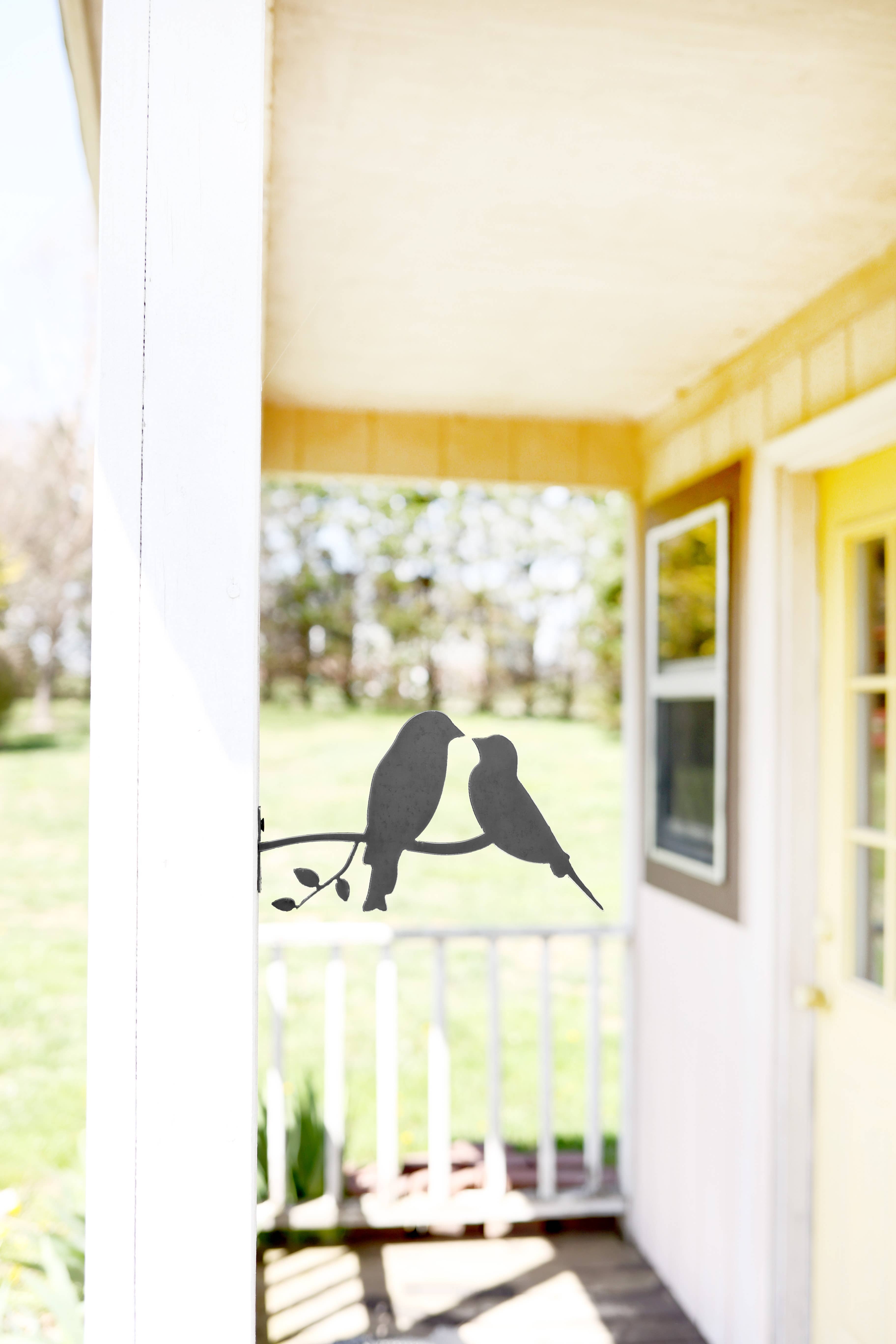 Highland Ridge  |  Handmade Home Decor - Wholesale Outdoor Ornament/Decor - Metal Bird Statue - Love Birds Statue2