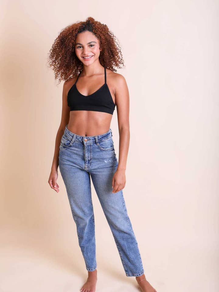 Leto Accessories - Wholesale Bralette - Women's - Crescent Moon Dream Catcher Tattoo Mesh Bralette π1